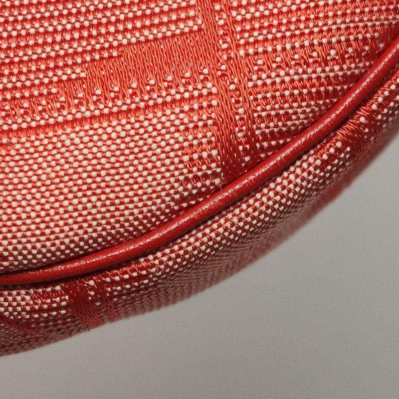 Chanel Travel Line 帆布 拼色 雙C Logo 冰格紋 中古手提包-12