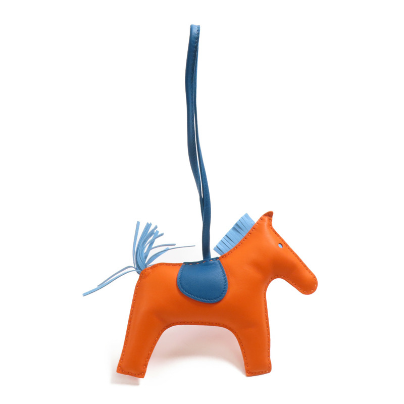 HERMES Milo皮革Rodeo MM掛飾-5