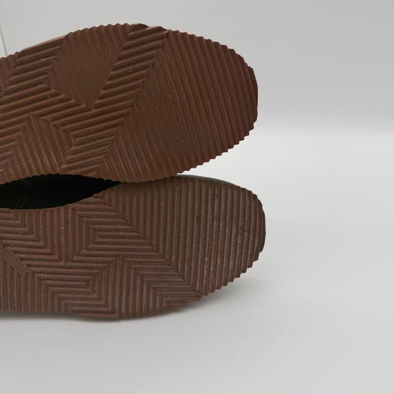 未使用品 (專櫃35,800) HERMES 愛馬仕 黑棕色 牛皮 復古 德遜鞋 休閒鞋 EU40（適合 EU39）-4