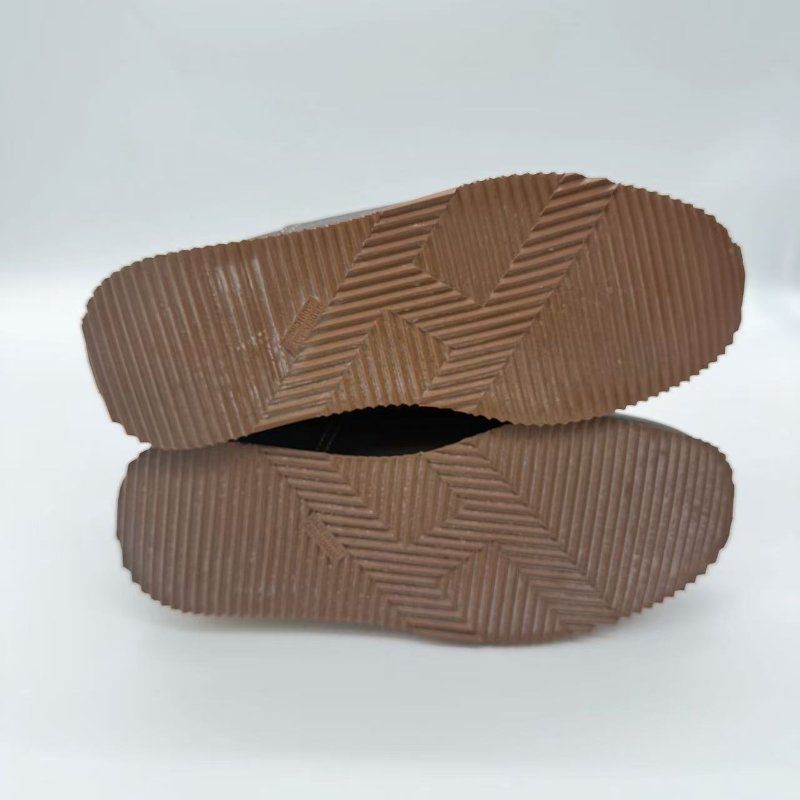 未使用品 (專櫃35,800) HERMES 愛馬仕 黑棕色 牛皮 復古 德遜鞋 休閒鞋 EU40（適合 EU39）-5