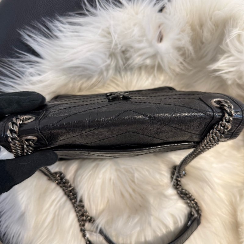 YSL Niki baby 黑銀 經典不敗款-2