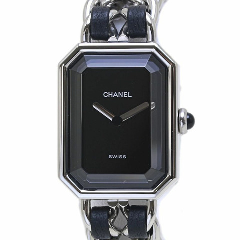 CHANEL Premiere 女士手錶，M 碼，H0451，不鏽鋼和皮革，40062