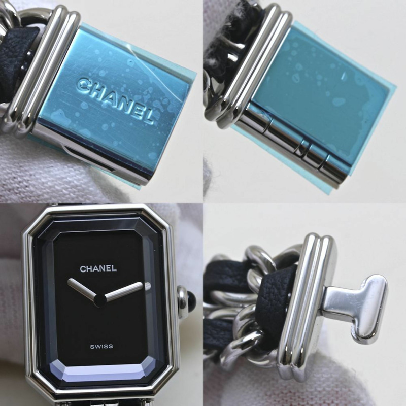 CHANEL Premiere 女士手錶，M 碼，H0451，不鏽鋼和皮革，40062-6