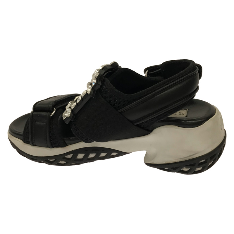 Roger Vivier 女士黑色涼鞋，36碼，二手。-2