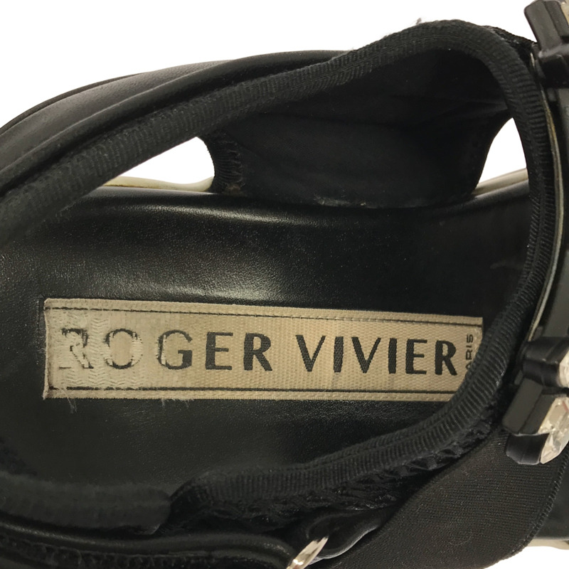 Roger Vivier 女士黑色涼鞋，36碼，二手。-4