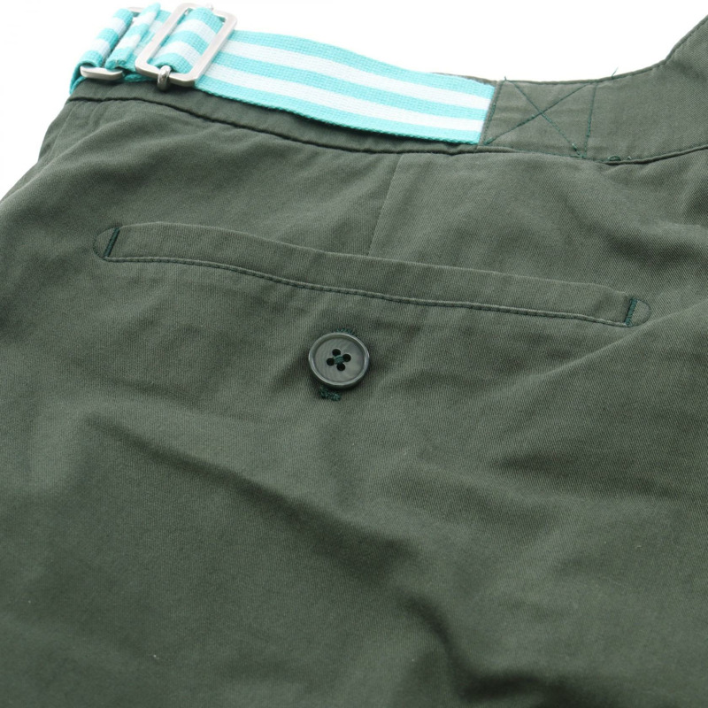 HERMES 半褲 MP02/00H 棉質綠色二手男式 44 碼-7