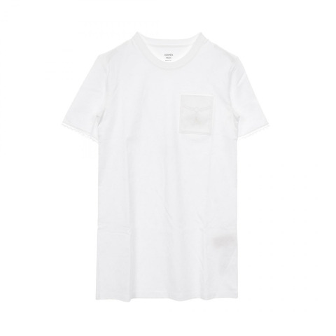 HERMES Palefroi 洋裝 棉質 白色 二手 女款 36 碼