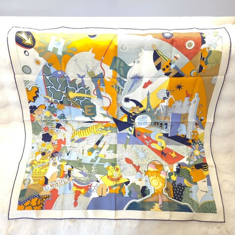 Hermès 不可思議 絲巾/方巾 90