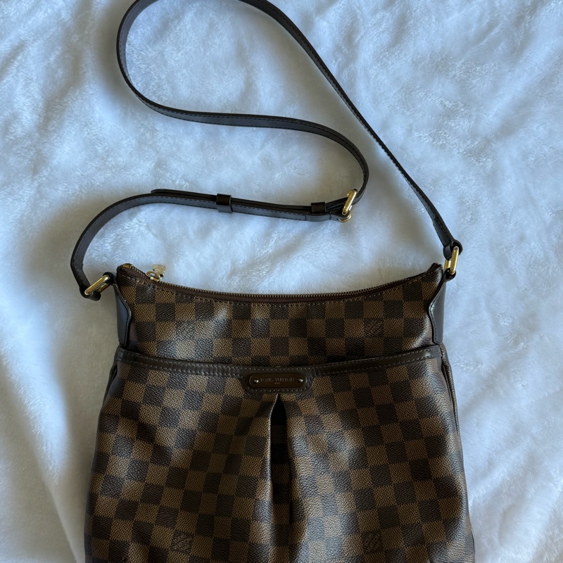 ㊣保證正品㊣附鑑定書 LOUIS VUITTON 路易威登DU0143 Damier N42251棋盤格紋 抓皺 斜背包-10