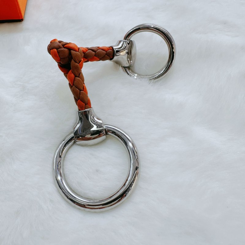 Hermes愛馬仕 雙環絲巾扣 繩結雙環扣 各類型絲巾圍巾配飾-2