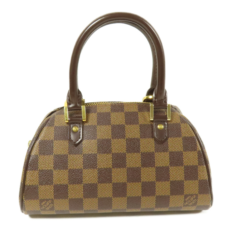 LOUIS VUITTON Damier Rivera Mini金扣手挽袋-0
