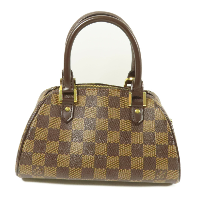 LOUIS VUITTON Damier Rivera Mini金扣手挽袋-2