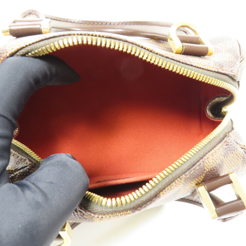 LOUIS VUITTON Damier Rivera Mini金扣手挽袋-4