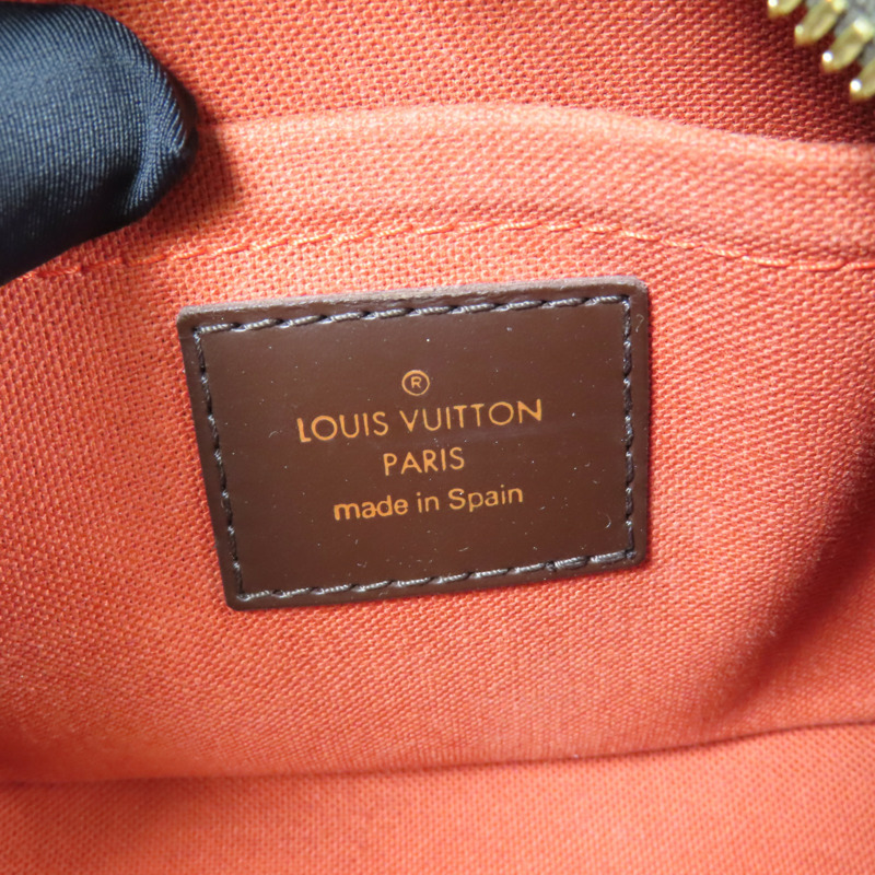 LOUIS VUITTON Damier Rivera Mini金扣手挽袋-12