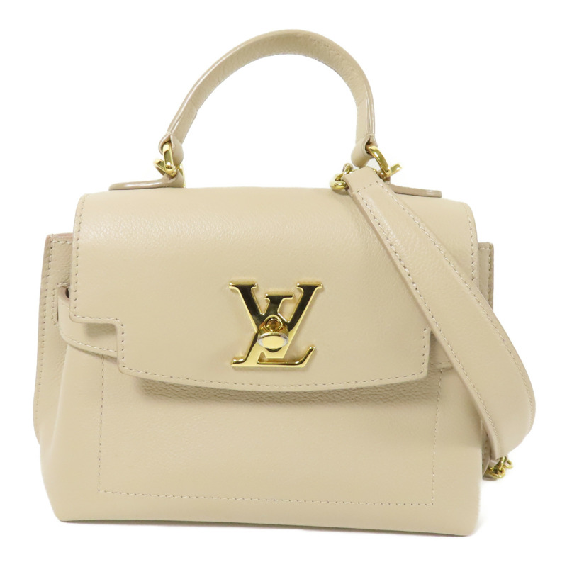 LOUIS VUITTON 牛皮皮革Lockme Ever Mini金扣手挽肩背兩用袋-0