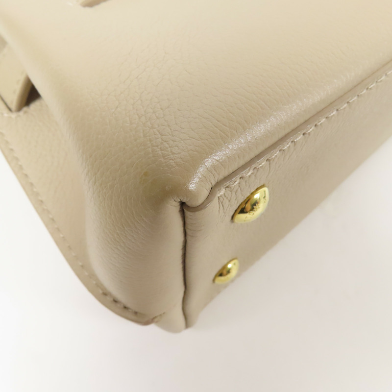 LOUIS VUITTON 牛皮皮革Lockme Ever Mini金扣手挽肩背兩用袋-6