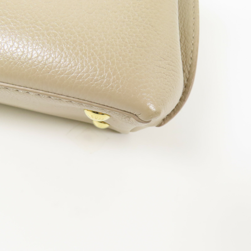 LOUIS VUITTON 牛皮皮革Lockme Ever Mini金扣手挽肩背兩用袋-7