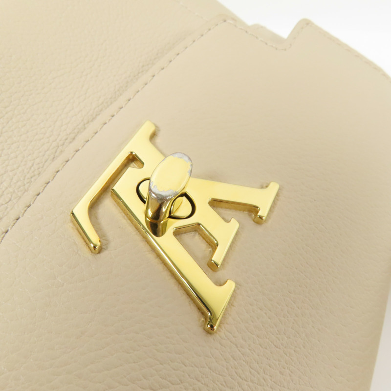 LOUIS VUITTON 牛皮皮革Lockme Ever Mini金扣手挽肩背兩用袋-11