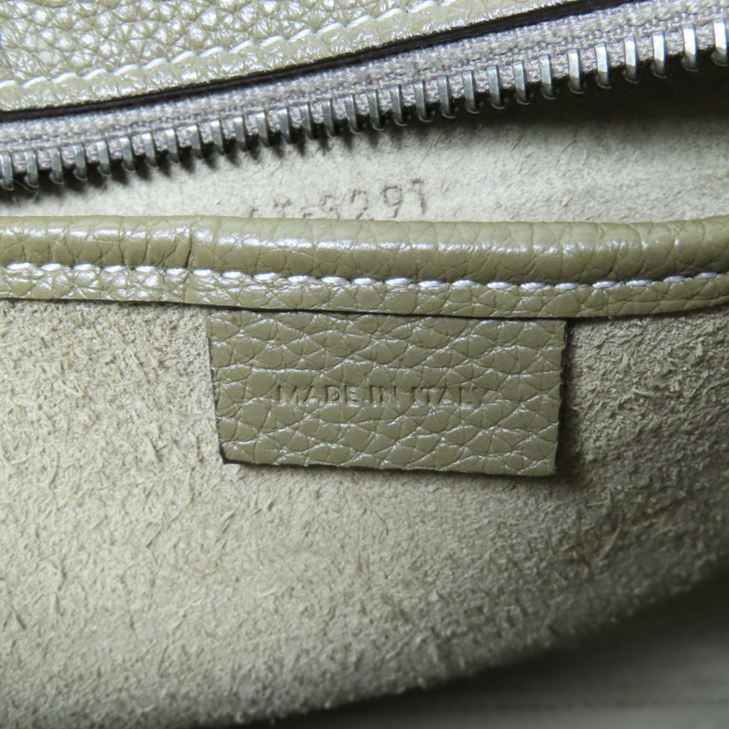 CELINE 牛皮皮革Nano Luggage銀扣手挽肩背兩用袋-13