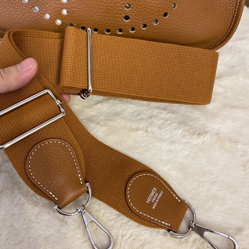 Hermes Evelyne 33 金棕银扣-2