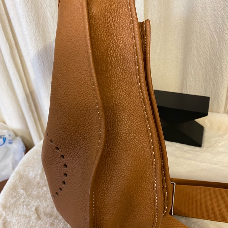 Hermes Evelyne 33 金棕银扣-3