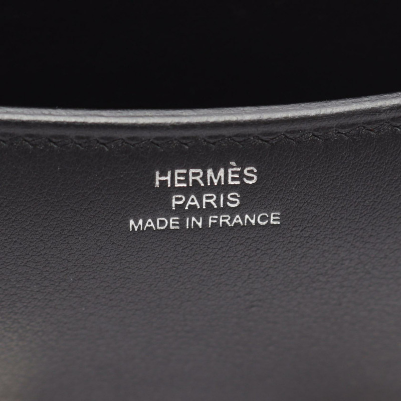 愛馬仕 Constance 3 迷你肩背包 Swift 皮革 黑色 二手 女款 SHW Z-3