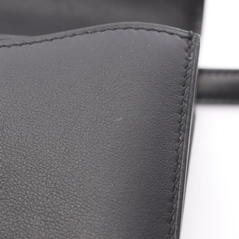 愛馬仕 Constance 3 迷你肩背包 Swift 皮革 黑色 二手 女款 SHW Z-7