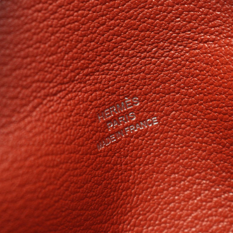 愛馬仕 Calvi Verso 零皮夾/皮夾，山羊皮材質，藍色，二手，女士，D SHW-3