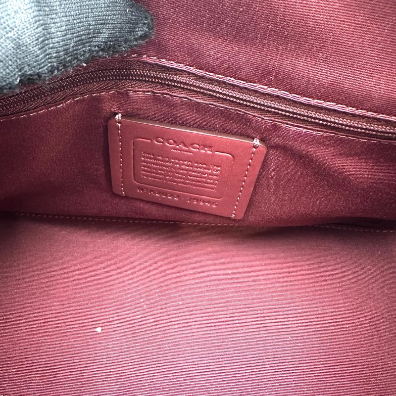 【美收精品】COACH 紅色肩背包 B-698【隔月月中將轉賣至日本 上架期限30天】-9
