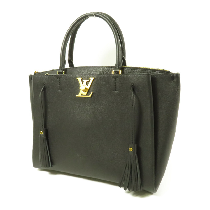LOUIS VUITTON 牛皮皮革Lockmeto金扣手挽肩背兩用袋-1