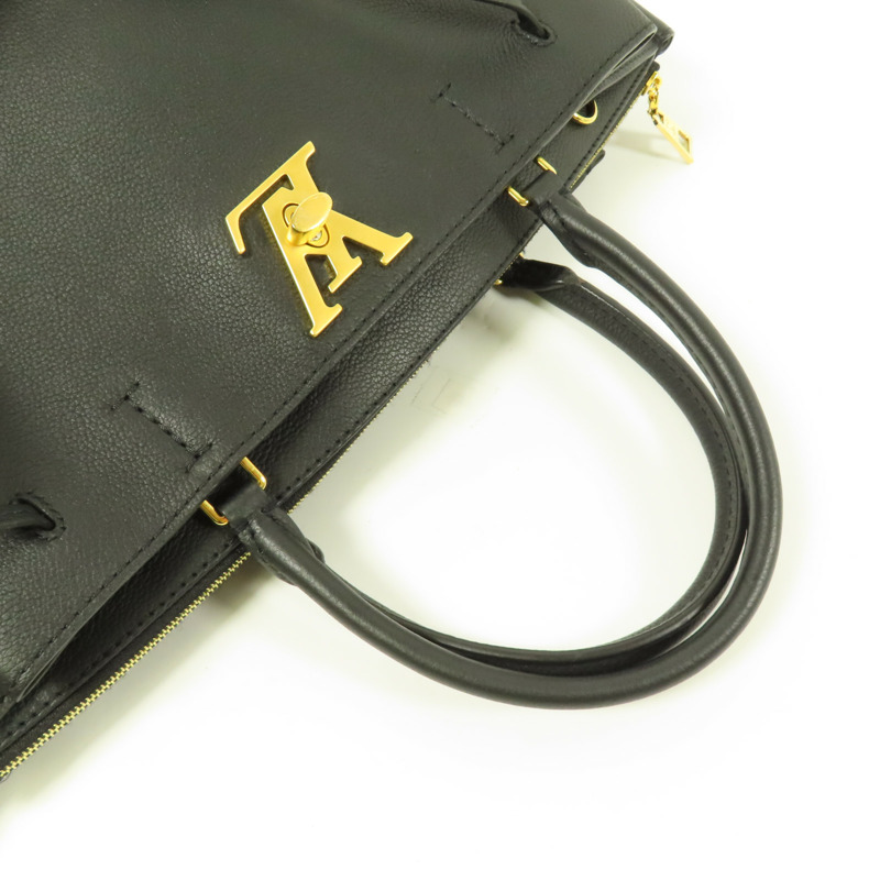 LOUIS VUITTON 牛皮皮革Lockmeto金扣手挽肩背兩用袋-4