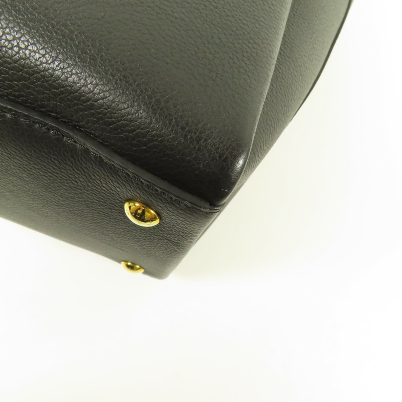 LOUIS VUITTON 牛皮皮革Lockmeto金扣手挽肩背兩用袋-17