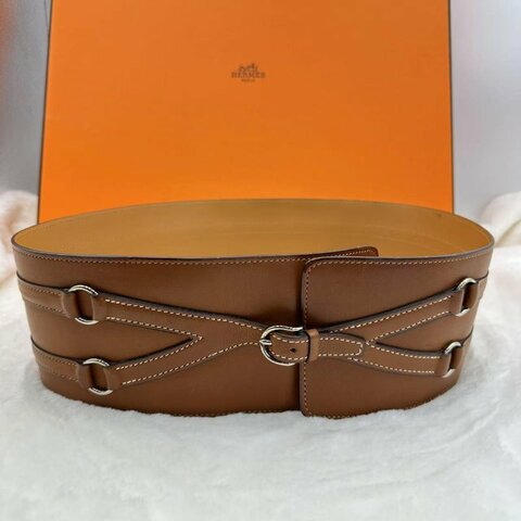 Hermes cintura in pelle-90cm 棕色牛皮皮帶