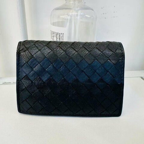 BV Bottega Veneta Intrecciato 對折摺卡套/ 銀包