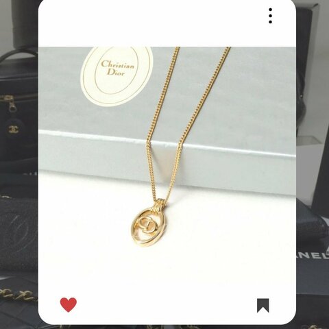 8月新品上架 🔥甜價 限時折扣 💖 ✨ Christian Dior CD LOGO 項鍊 CD 款頸鏈 經典DIOR 頸項款