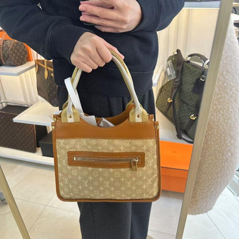 LV Monogram Mini Sack Catrain罕有姜黃色 老花手提包-8