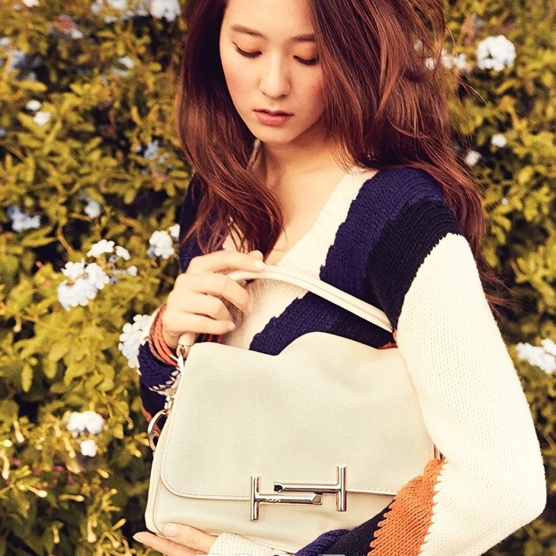 莉亞精品♡Tod's 牛皮翻蓋包 粉色 二手美包-1