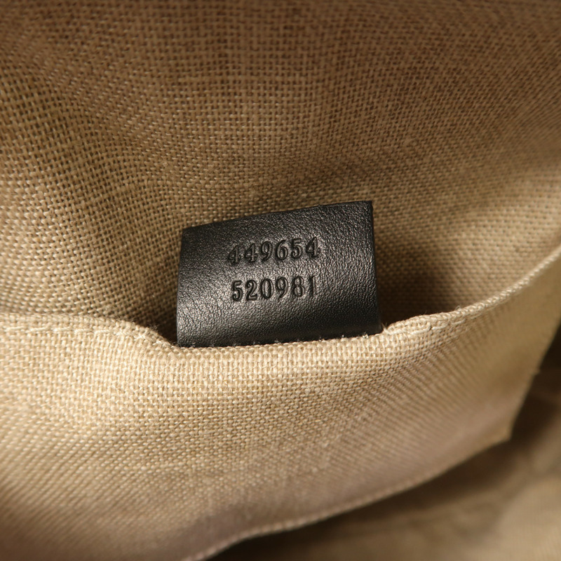 GUCCI 牛皮皮革Microguccissima金扣手挽肩背兩用袋-6