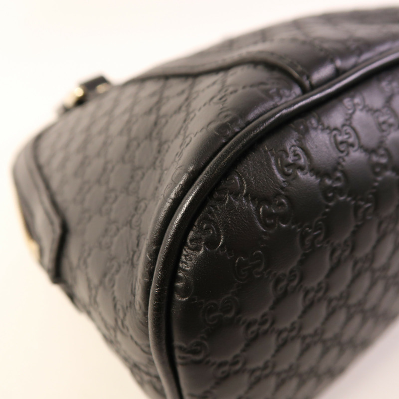 GUCCI 牛皮皮革Microguccissima金扣手挽肩背兩用袋-10