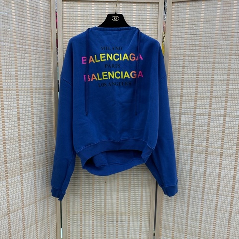 Balenciaga 藍色連帽 衛衣 XS碼