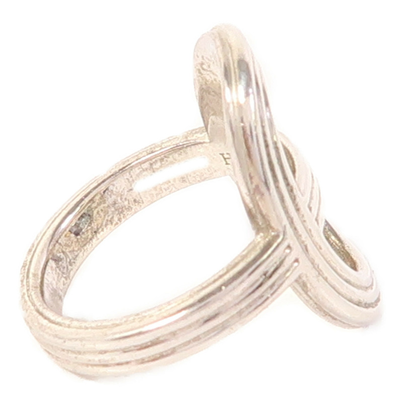 HERMES 925純銀Chaine D Ancre戒指US#6-4