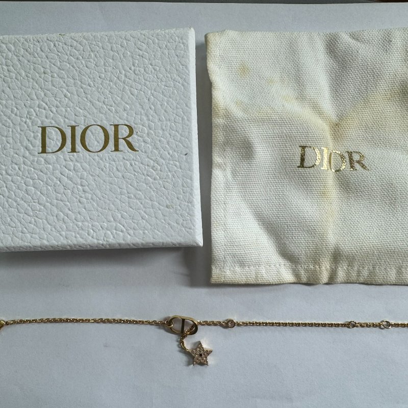Metal Crystal Star CD Bracelet Gold-1