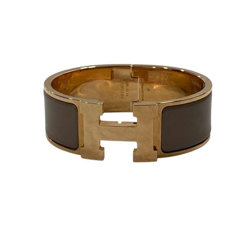 HERMES 愛馬仕 CLIC H BRACELET 手環 玫瑰金色-0