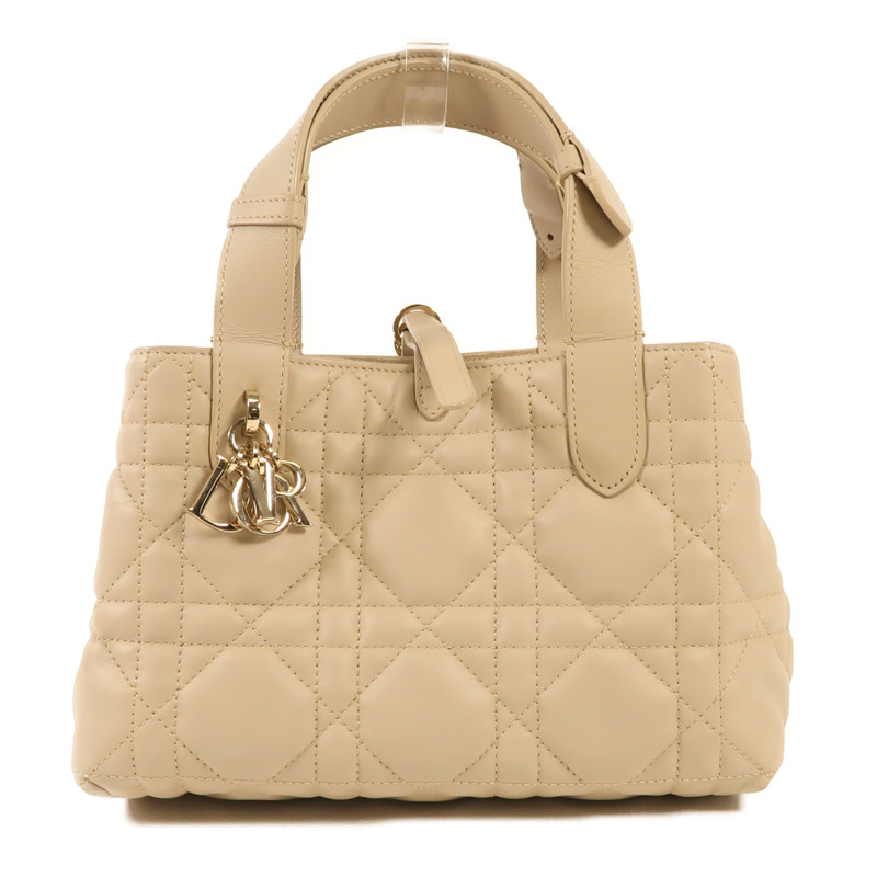Dior 牛皮皮革Dior Toujours Small金扣手挽袋-0