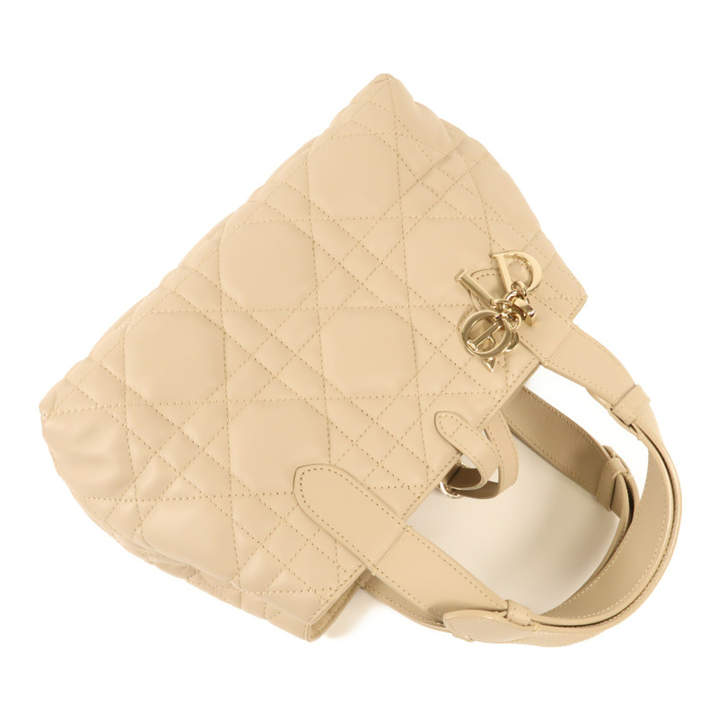 Dior 牛皮皮革Dior Toujours Small金扣手挽袋-7