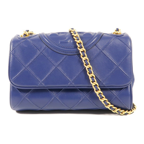 Tory Burch 羊皮皮革Chain Shoulder金扣鏈帶肩背袋
