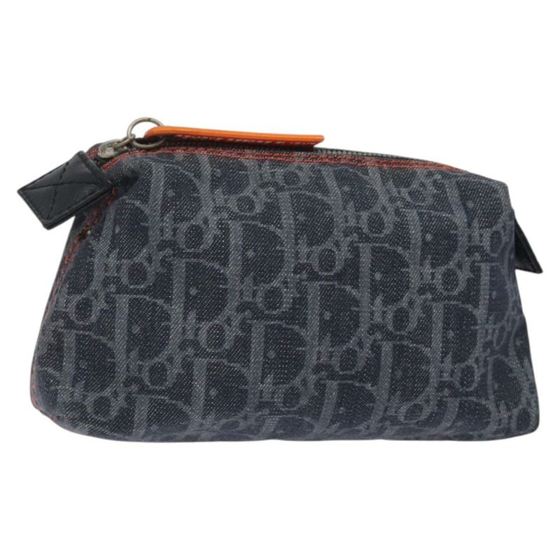 【日本直送】Christian Dior Trotter 帆布手拿包 海軍藍 正品 am8681-0