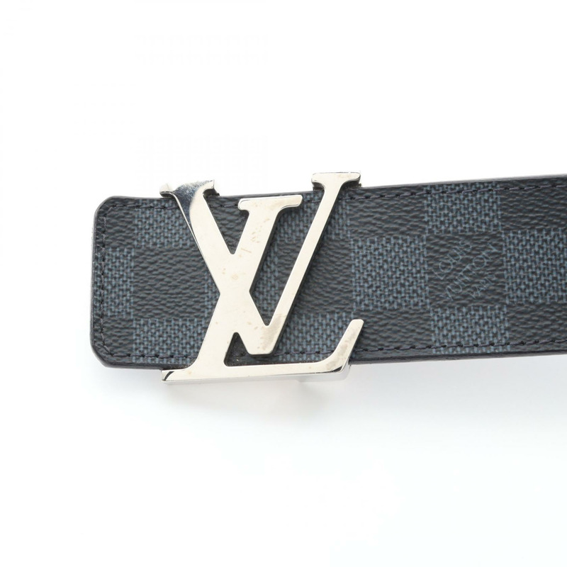 路易威登 Ceinture Initial Damier Cobalt 腰帶 M9210 皮革 PVC 海軍藍 二手男式-1