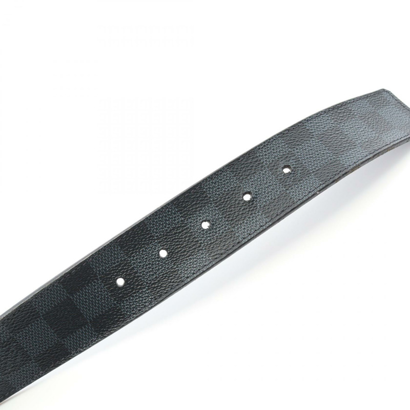 路易威登 Ceinture Initial Damier Cobalt 腰帶 M9210 皮革 PVC 海軍藍 二手男式-2