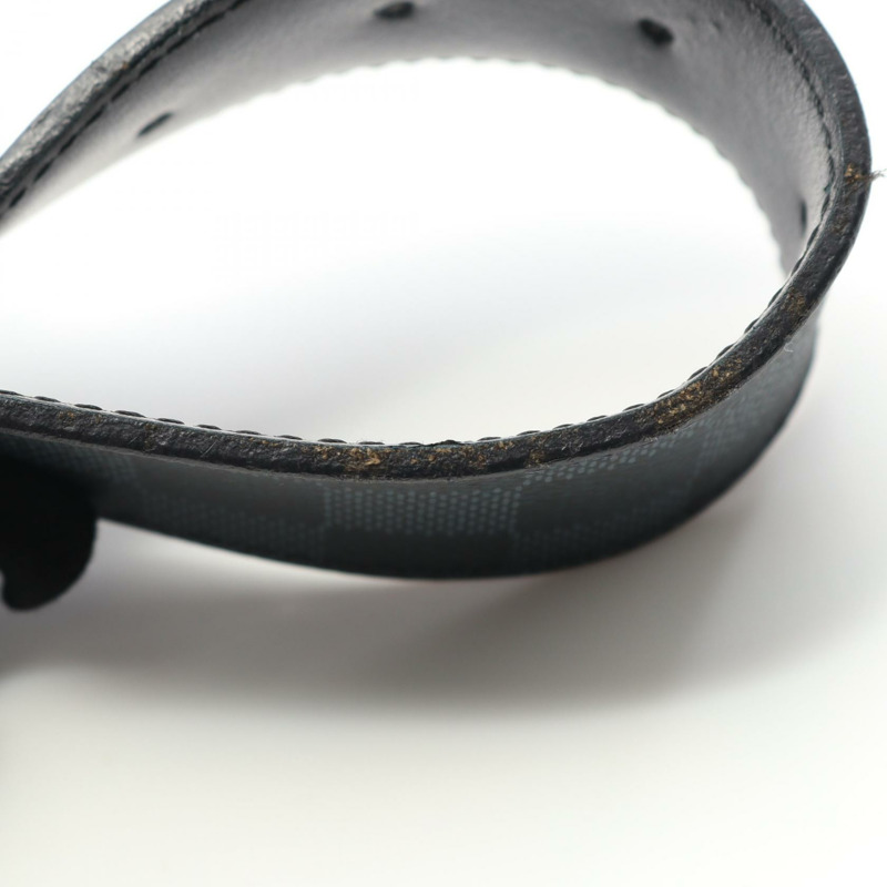 路易威登 Ceinture Initial Damier Cobalt 腰帶 M9210 皮革 PVC 海軍藍 二手男式-6